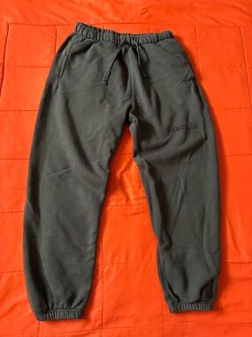 Youngla sweatpants Mens Large Gray Gym & Running Joggers Actiwear
